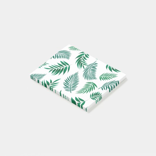 Tropisch lederen patroon post-it® notes (Schuin)