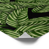 Tropisch lederen patroon poster (Hoek)