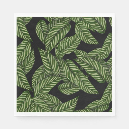 Tropisch lederen patroon servet (Voorkant)