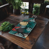 Tropisch lederen patroon snijplank