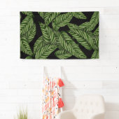 Tropisch lederen patroon spandoek (Insitu)