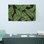 Tropisch lederen patroon spandoek (Beurs)