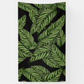 Tropisch lederen patroon spandoek (Verticaal)