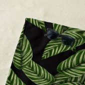 Tropisch lederen patroon strandlaken (In situ)