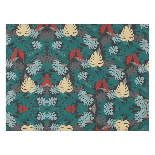 Tropisch lederen patroon tafelkleed (Voorkant (Horizontaal))