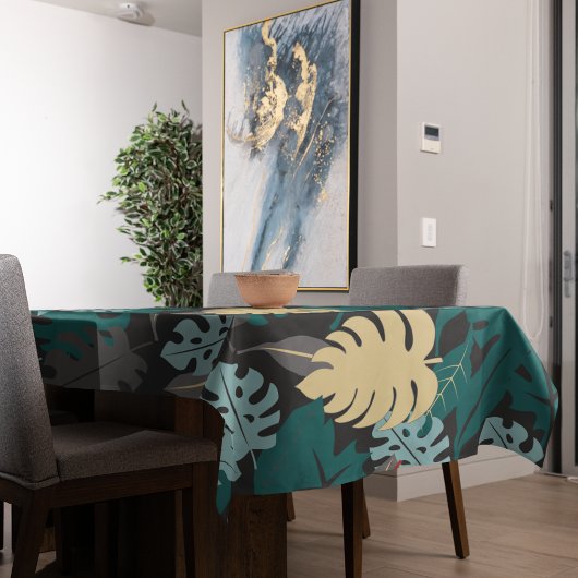 Tropisch lederen patroon tafelkleed