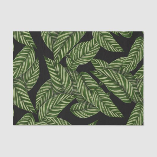 Tropisch lederen patroon tissuepapier (Voorkant)