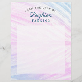 Tropisch lef briefhoofd