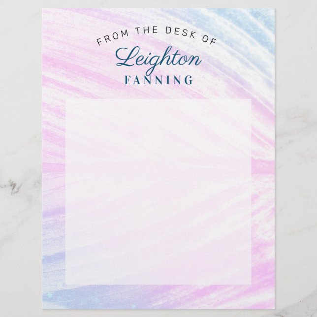 Tropisch lef briefhoofd (Voorkant)