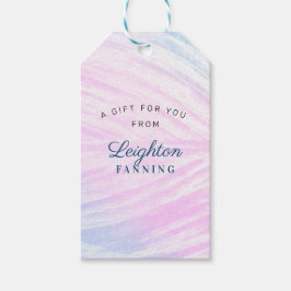 Tropisch lef cadeaulabel