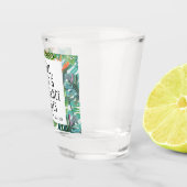 Tropisch lef Funny Beach Wedding Favor Shot Glas (Rechts)