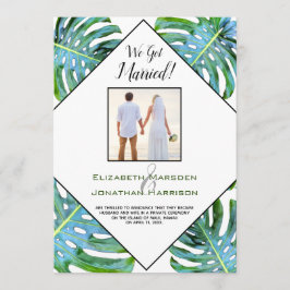 Tropisch lef gewoon gehuwd koninklijk onthaal kaart