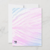 Tropisch lef notitiekaartje (Achterkant)