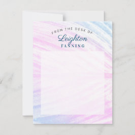 Tropisch lef notitiekaartje