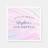 Tropisch lef servet (Voorkant)