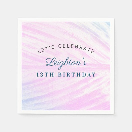 Tropisch lef servet (Voorkant)