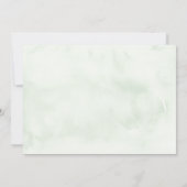 Tropisch lef-strand bruiloft bespaart datum kaart (Achterkant)