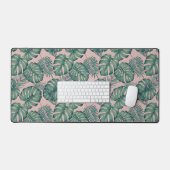 Tropisch lefpatroon bureaumat (Keyboard & Muis)