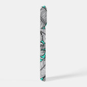 Tropisch lefpatroon iPhone 15 case (Rechterkant)