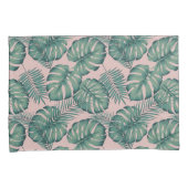 Tropisch lefpatroon kussensloop (Voorkant-Rechts)