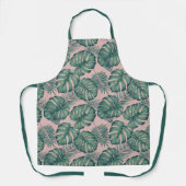 Tropisch lefpatroon schort (Voorkant)
