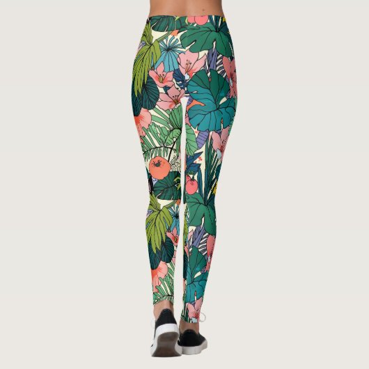 Tropisch Leggings (Achterkant)