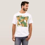 Tropisch Lekker Ananas Patroon T-shirt (Voorkant volledig)