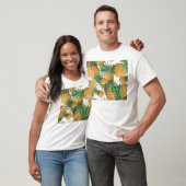 Tropisch Lekker Ananas Patroon T-shirt (Unisex)