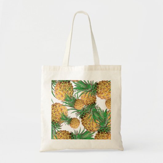 Tropisch Lekker Ananas Patroon Tote Bag (Voorkant)
