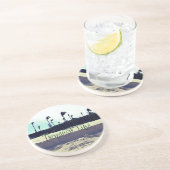 Tropisch leven zandsteen onderzetter (Zijkant)