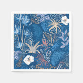 Tropisch leven zomer servet (Voorkant)