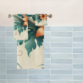 Tropisch licht bad handdoek
