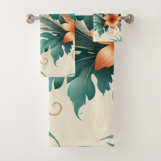 Tropisch licht bad handdoek (Insitu)