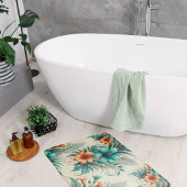 Tropisch licht badmat