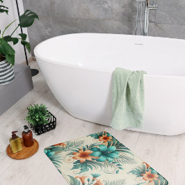 Tropisch licht badmat