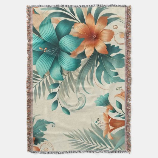 Tropisch licht deken (Voorkant Verticaal)