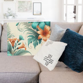 Tropisch licht fleece deken