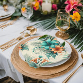 Tropisch licht irisatie kartonnen onderzetters