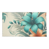 Tropisch licht kussensloop (Achterkant)