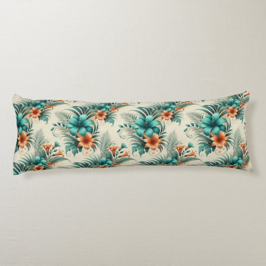 Tropisch licht lichaamskussen (Achterkant)