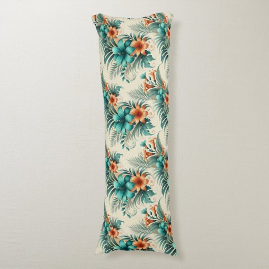 Tropisch licht lichaamskussen (Voorkant Verticaal)