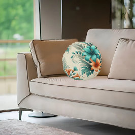 Tropisch licht rond kussen