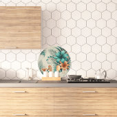 Tropisch licht snijplank