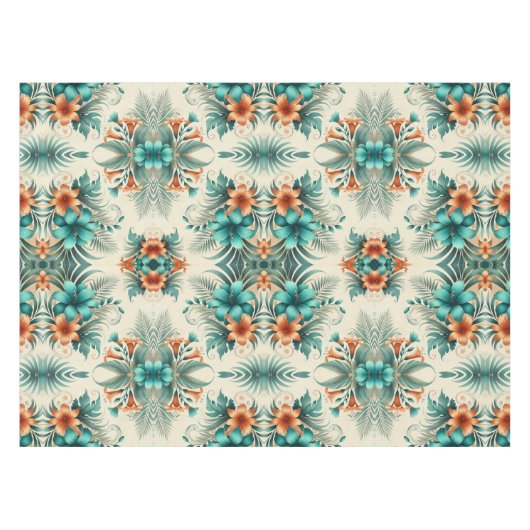 Tropisch licht tafelkleed (Voorkant (Horizontaal))