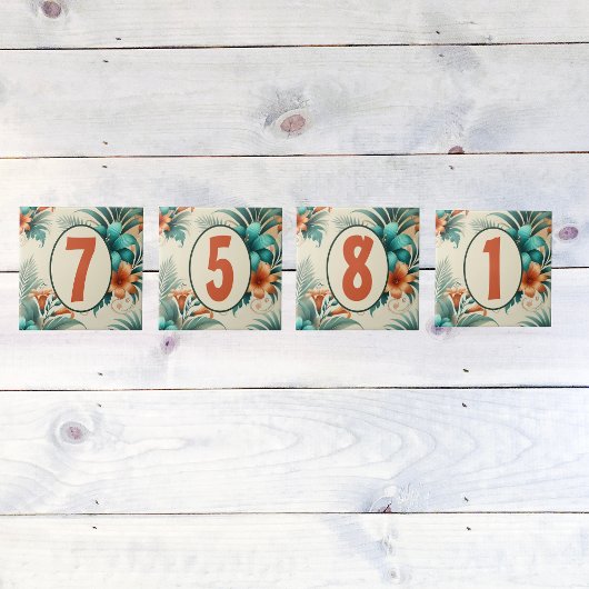 Tropisch licht  tegeltje