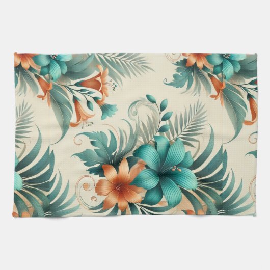 Tropisch licht theedoek (Horizontaal)