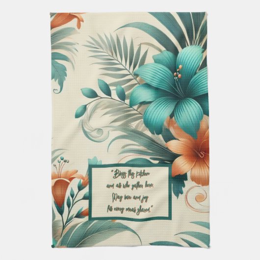 Tropisch licht  theedoek (Verticaal)