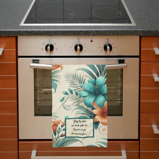 Tropisch licht  theedoek