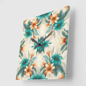 Tropisch licht vierkante klok (Hoek)