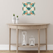 Tropisch licht vierkante klok